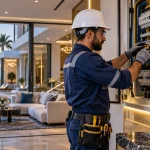 Adana villa elektrik tesisatı ve güvenli elektrik servisi